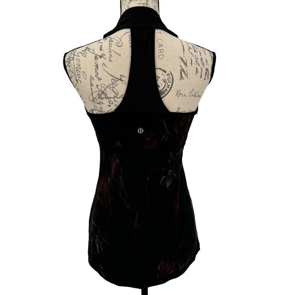 Lululemon Scoop Neck Tank Midnight Iris Multi /‎ Black See Measurements - Picture 8 of 11